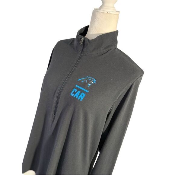 Under Armour NFL Carolina Panthers black 1/4 zip - XL - Picture 2 of 7